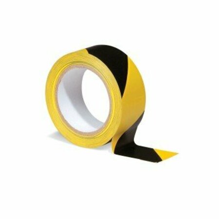 INCOM Hazard Warning Tape 1 roll Black/Yellow 108' L x 2" W PLS1476-YB